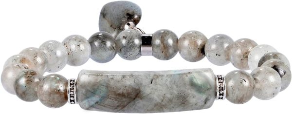 TUMBEELLUWA Healing Stone Bracelet 8mm Beads Chakra Crystal Energy Heart Charm Bracelet Handmade Jewelry for Women - Image 34