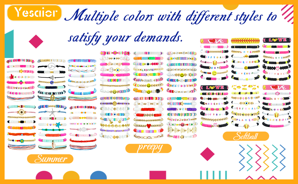 Surfer Heishi Bracelets