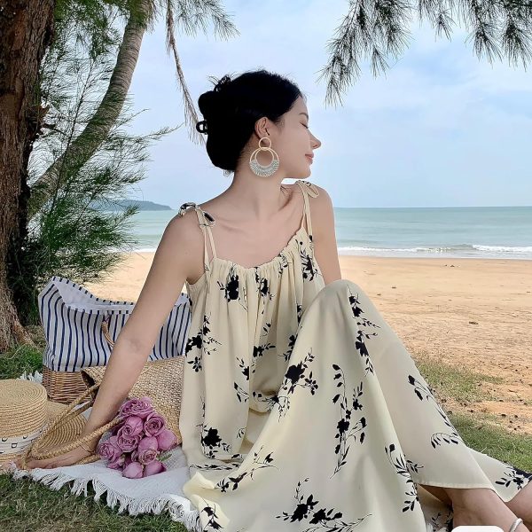 Raffia Hoop Earrings for Women Fun Boho Summer Beach Earrings Lightweight Handmade Straw Wicker Rattan Dangle Earrings Statement Geometric Round Drop Earrings - Image 25