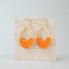Raffia Hoop Earrings for Women Fun Boho Summer Beach Earrings Lightweight Handmade Straw Wicker Rattan Dangle Earrings Statement Geometric Round Drop Earrings - Image 48