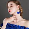 Raffia Hoop Earrings for Women Fun Boho Summer Beach Earrings Lightweight Handmade Straw Wicker Rattan Dangle Earrings Statement Geometric Round Drop Earrings - Image 50