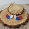 Raffia Hoop Earrings for Women Fun Boho Summer Beach Earrings Lightweight Handmade Straw Wicker Rattan Dangle Earrings Statement Geometric Round Drop Earrings - Image 64