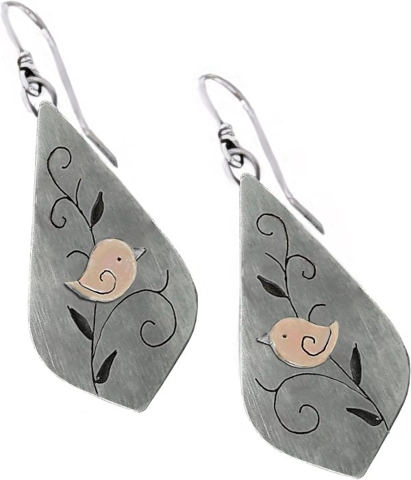 Boho Earrings, Statement Earrings, Teardrop Sunflower Earrings, Dangle Ethnic Earrings for Women, Handmade Bohemian Trendy Boho Vintage Jewelry - Image 22