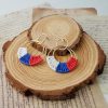 Raffia Hoop Earrings for Women Fun Boho Summer Beach Earrings Lightweight Handmade Straw Wicker Rattan Dangle Earrings Statement Geometric Round Drop Earrings - Image 122