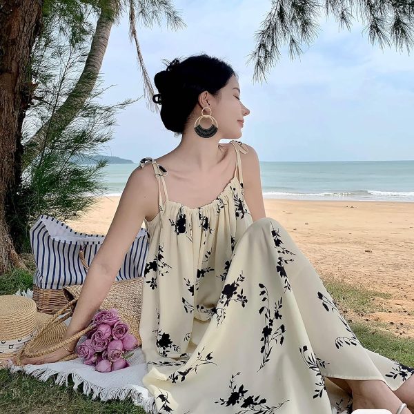 Raffia Hoop Earrings for Women Fun Boho Summer Beach Earrings Lightweight Handmade Straw Wicker Rattan Dangle Earrings Statement Geometric Round Drop Earrings - Image 125