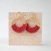 Raffia Hoop Earrings for Women Fun Boho Summer Beach Earrings Lightweight Handmade Straw Wicker Rattan Dangle Earrings Statement Geometric Round Drop Earrings - Image 139