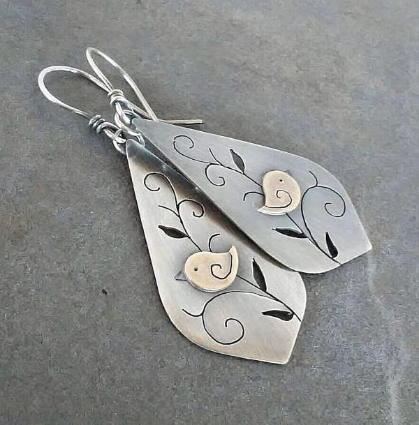 Boho Earrings, Statement Earrings, Teardrop Sunflower Earrings, Dangle Ethnic Earrings for Women, Handmade Bohemian Trendy Boho Vintage Jewelry - Image 64