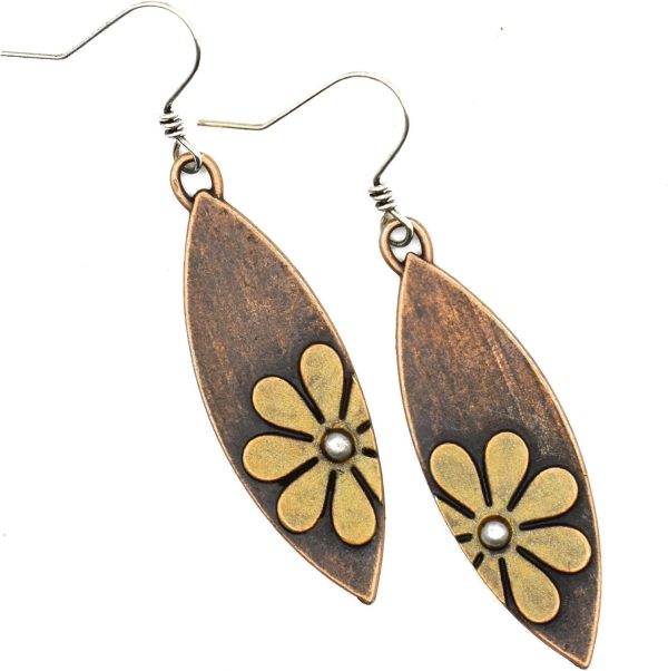 Boho Earrings, Statement Earrings, Teardrop Sunflower Earrings, Dangle Ethnic Earrings for Women, Handmade Bohemian Trendy Boho Vintage Jewelry - Image 65