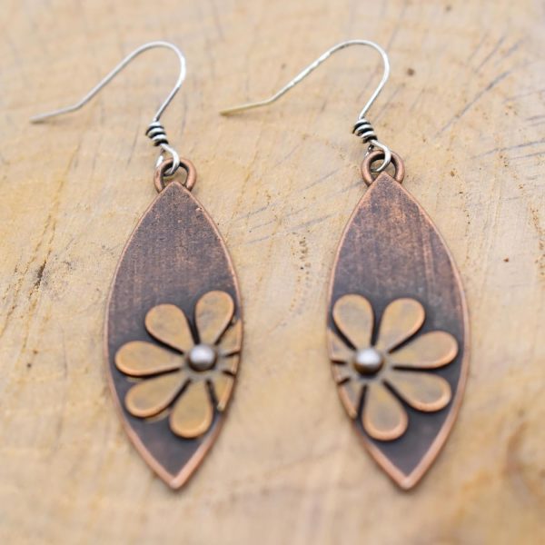 Boho Earrings, Statement Earrings, Teardrop Sunflower Earrings, Dangle Ethnic Earrings for Women, Handmade Bohemian Trendy Boho Vintage Jewelry - Image 68
