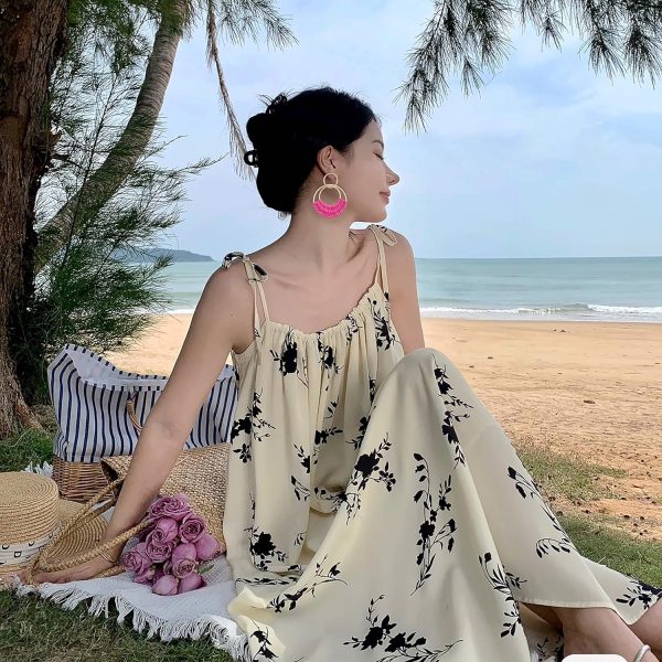 Raffia Hoop Earrings for Women Fun Boho Summer Beach Earrings Lightweight Handmade Straw Wicker Rattan Dangle Earrings Statement Geometric Round Drop Earrings - Image 151