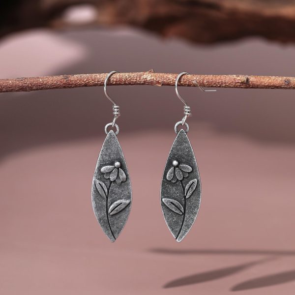 Boho Earrings, Statement Earrings, Teardrop Sunflower Earrings, Dangle Ethnic Earrings for Women, Handmade Bohemian Trendy Boho Vintage Jewelry - Image 76