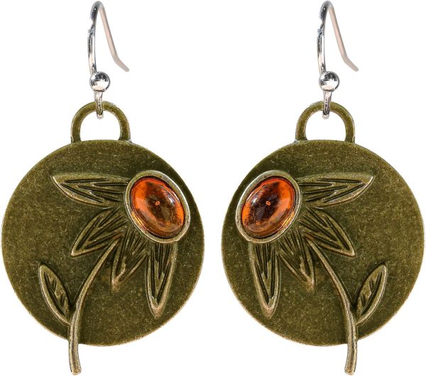Boho Earrings, Statement Earrings, Teardrop Sunflower Earrings, Dangle Ethnic Earrings for Women, Handmade Bohemian Trendy Boho Vintage Jewelry - Image 84