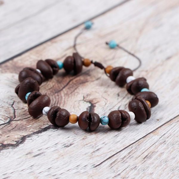 Day Day Up Real Coffee Bean Charm Bracelet for Men & Women Handmade Stretch Beaded Bracelet – Unique Jewelry Gift for Coffee Lovers Bracelets - Image 12