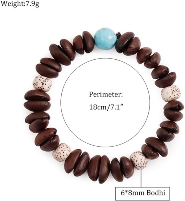 Day Day Up Real Coffee Bean Charm Bracelet for Men & Women Handmade Stretch Beaded Bracelet – Unique Jewelry Gift for Coffee Lovers Bracelets - Image 16