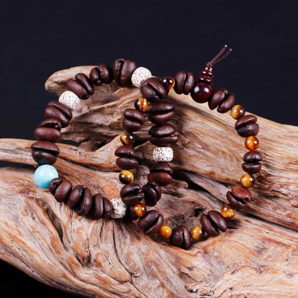 Day Day Up Real Coffee Bean Charm Bracelet for Men & Women Handmade Stretch Beaded Bracelet – Unique Jewelry Gift for Coffee Lovers Bracelets - Image 17
