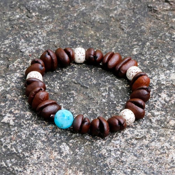 Day Day Up Real Coffee Bean Charm Bracelet for Men & Women Handmade Stretch Beaded Bracelet – Unique Jewelry Gift for Coffee Lovers Bracelets - Image 18
