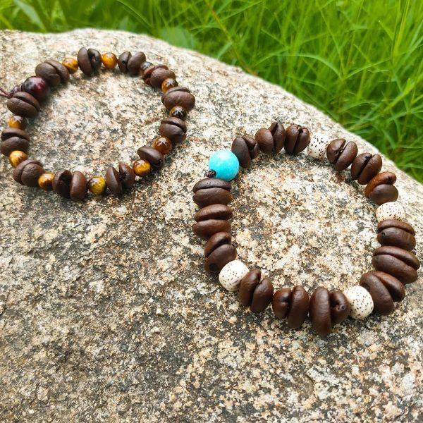 Day Day Up Real Coffee Bean Charm Bracelet for Men & Women Handmade Stretch Beaded Bracelet – Unique Jewelry Gift for Coffee Lovers Bracelets - Image 19