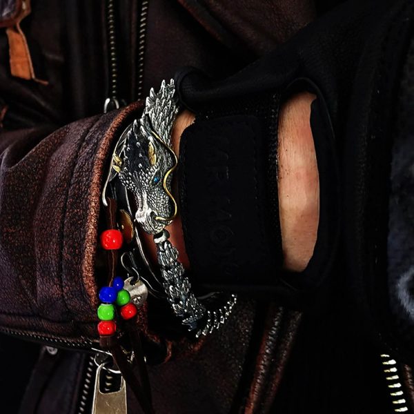 Dragon Bracelet for Men, Domineering Handmade Metal Bracelet, Personalized Creative Jewelry, Men's Gift (Gift Wrap) - Image 5