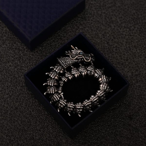 Dragon Bracelet for Men, Domineering Handmade Metal Bracelet, Personalized Creative Jewelry, Men's Gift (Gift Wrap) - Image 6