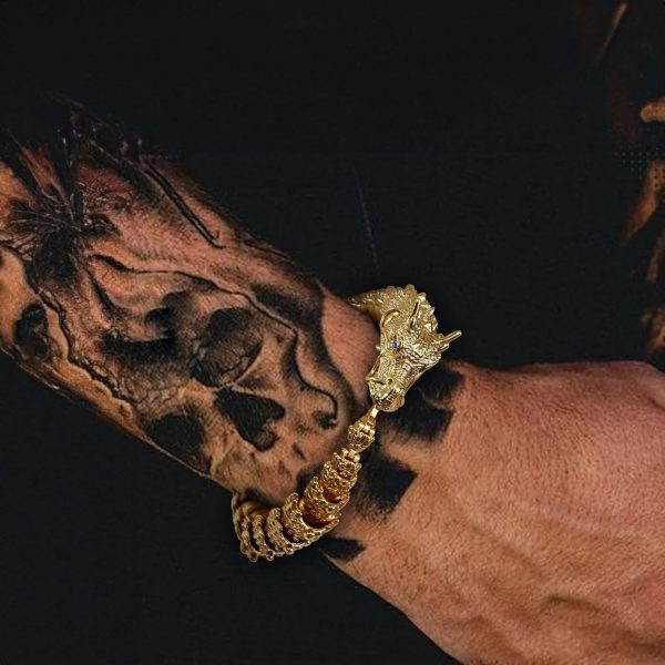 Dragon Bracelet for Men, Domineering Handmade Metal Bracelet, Personalized Creative Jewelry, Men's Gift (Gift Wrap) - Image 10