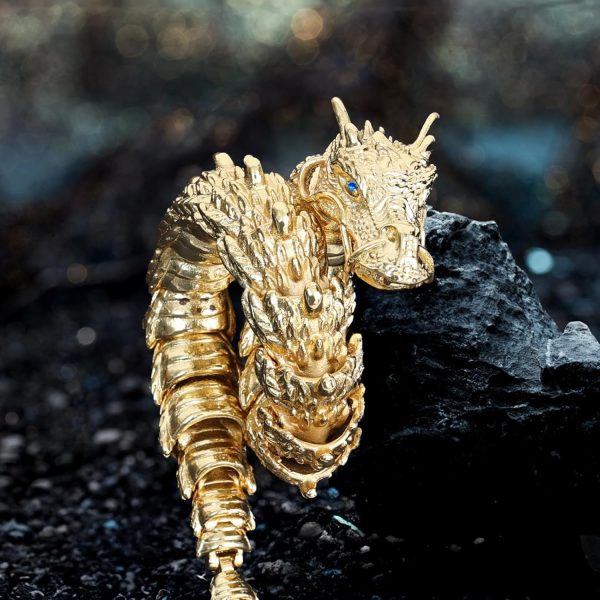 Dragon Bracelet for Men, Domineering Handmade Metal Bracelet, Personalized Creative Jewelry, Men's Gift (Gift Wrap) - Image 11